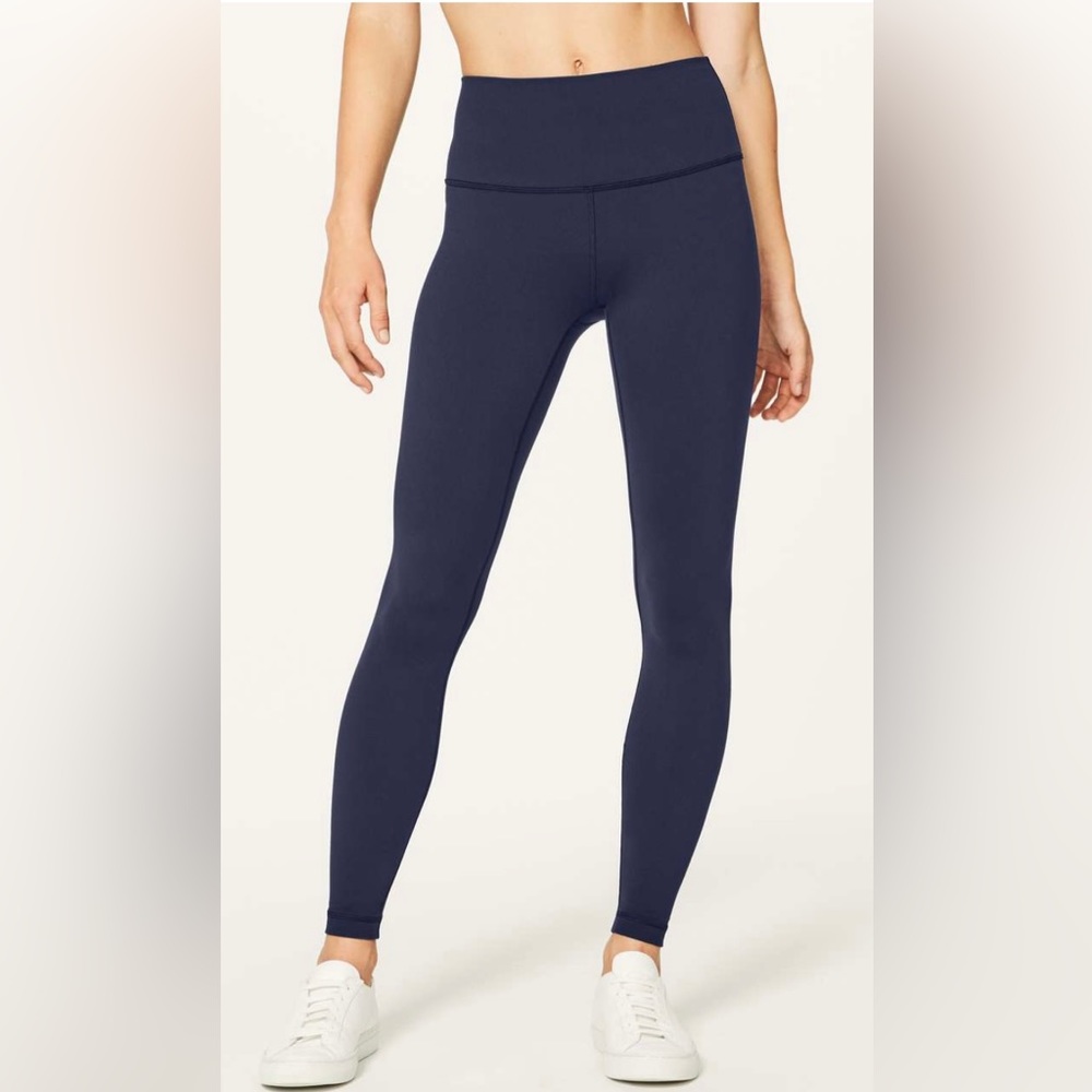 Lululemon Wunder Under Leggings 28” Navy